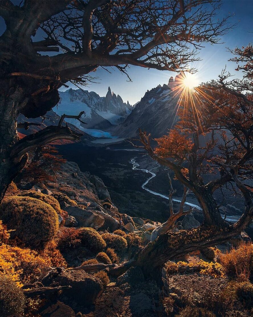 патагония осень фото