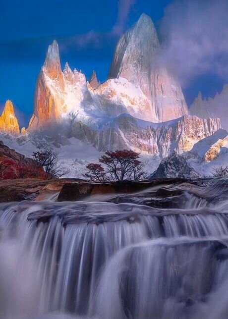патагония водопад фото
