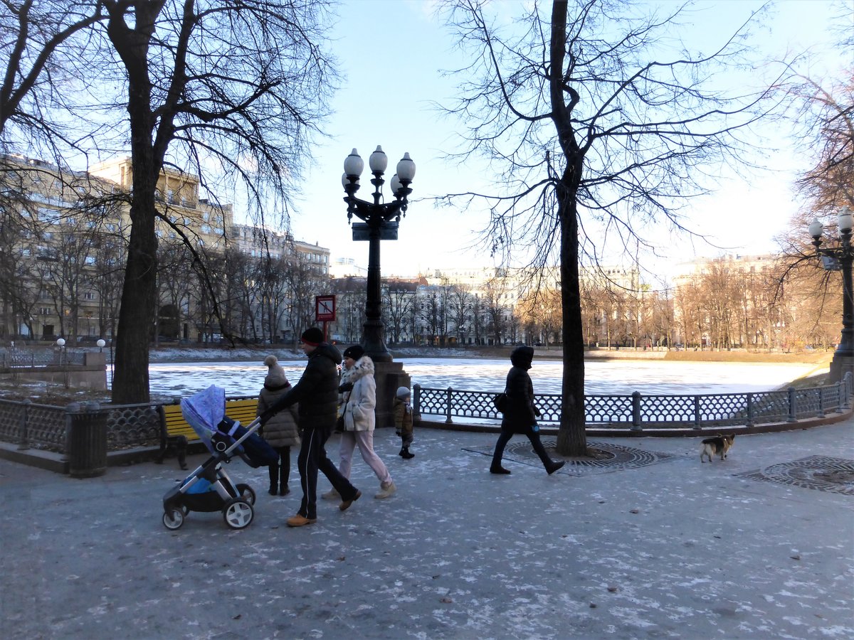 патриаршие пруды зима фото