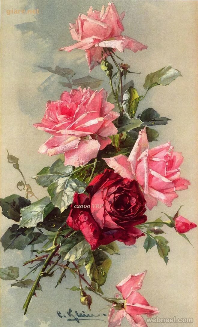paul de longpre картины розы фото
