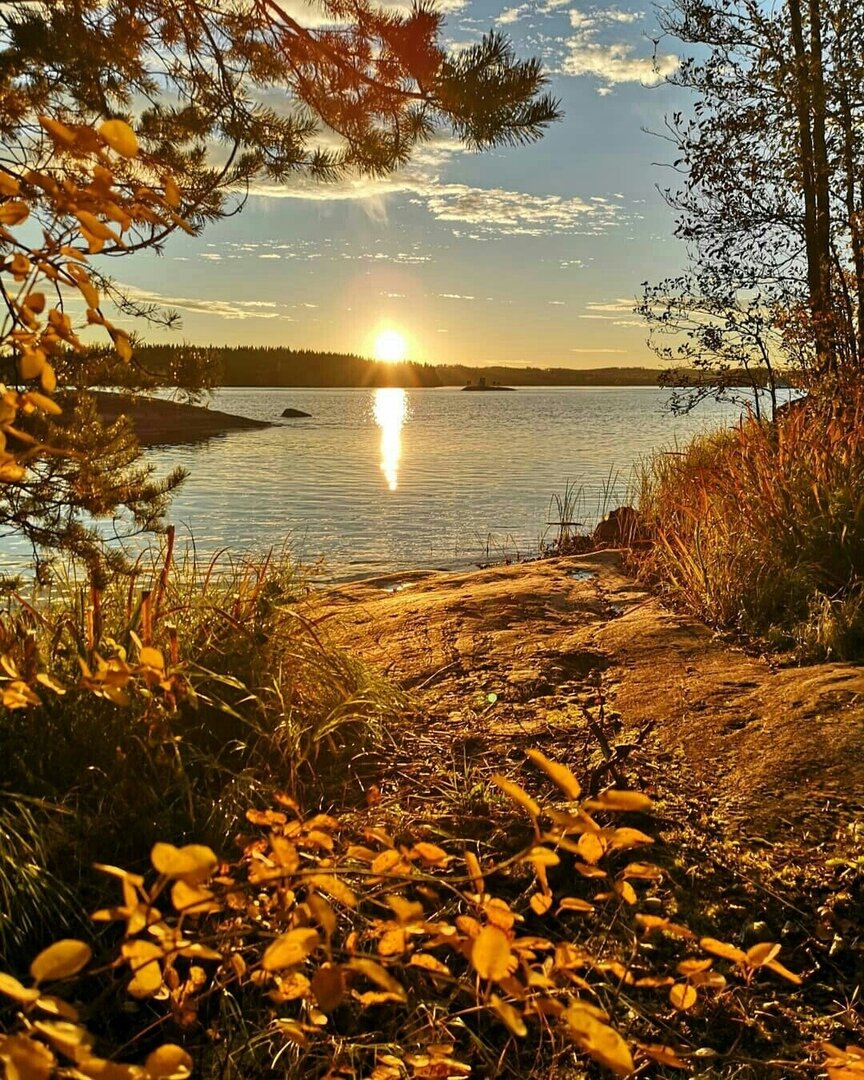 пейзаж вечерняя тишина фото