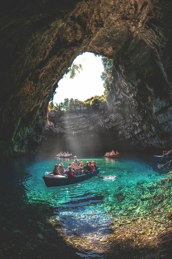 пещера мелиссани, кефалония фото