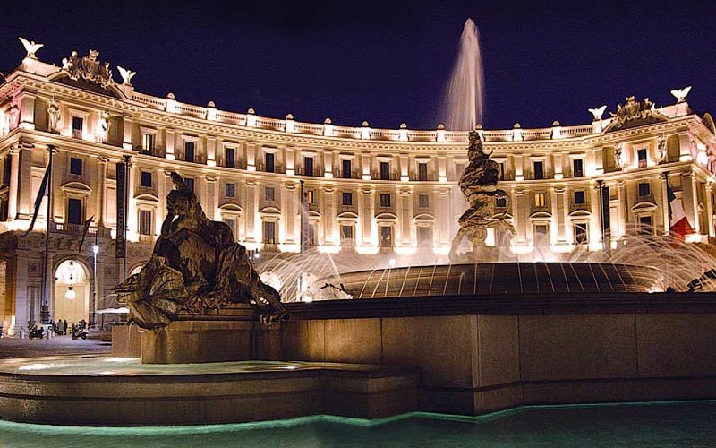 piazza della repubblica рим фото