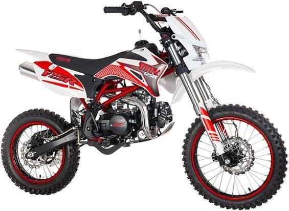 питбайк irbis ttr 125 красно белый фото