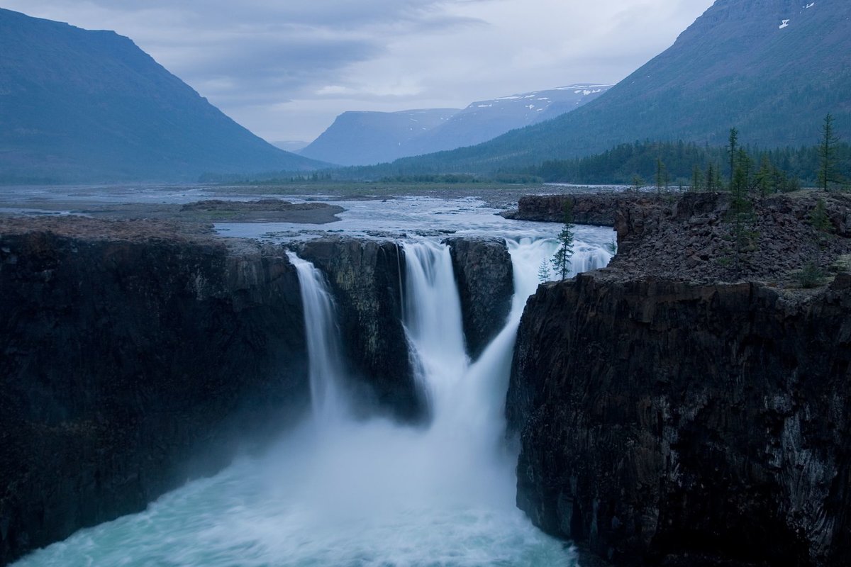 плато путорана водопады фото