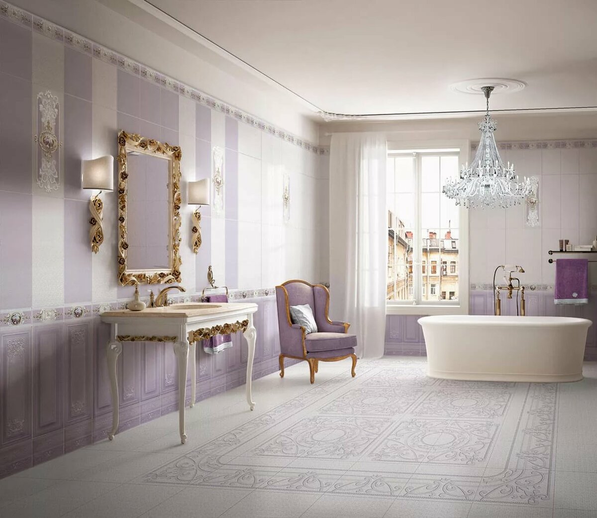 плитка ceramique imperiale «ирисы» фото
