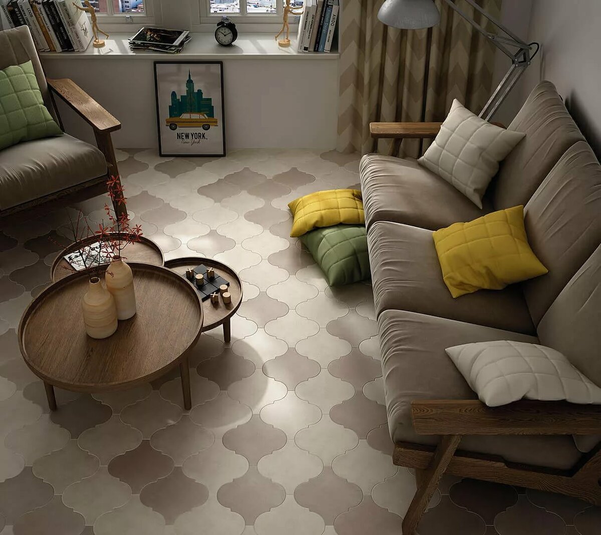 плитка equipe curvytile factory taupe фото
