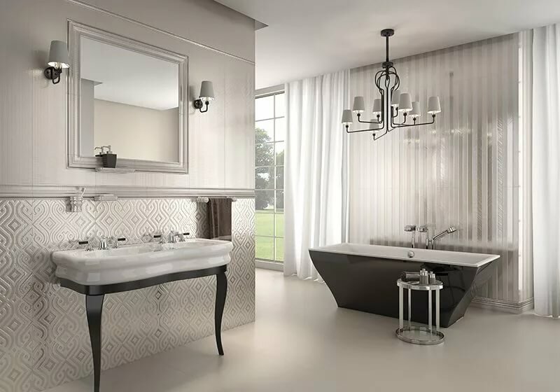 плитка itt ceramic коллекция couture в интерьере фото