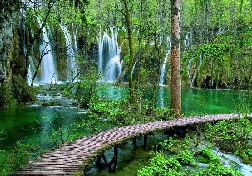 Плитвицкие озёра фото