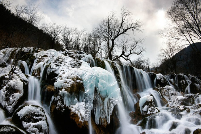 плитвицкие водопады зимой фото