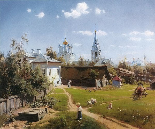 поленов московский дворик фото