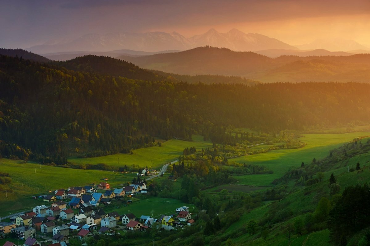 польша горы карпаты фото