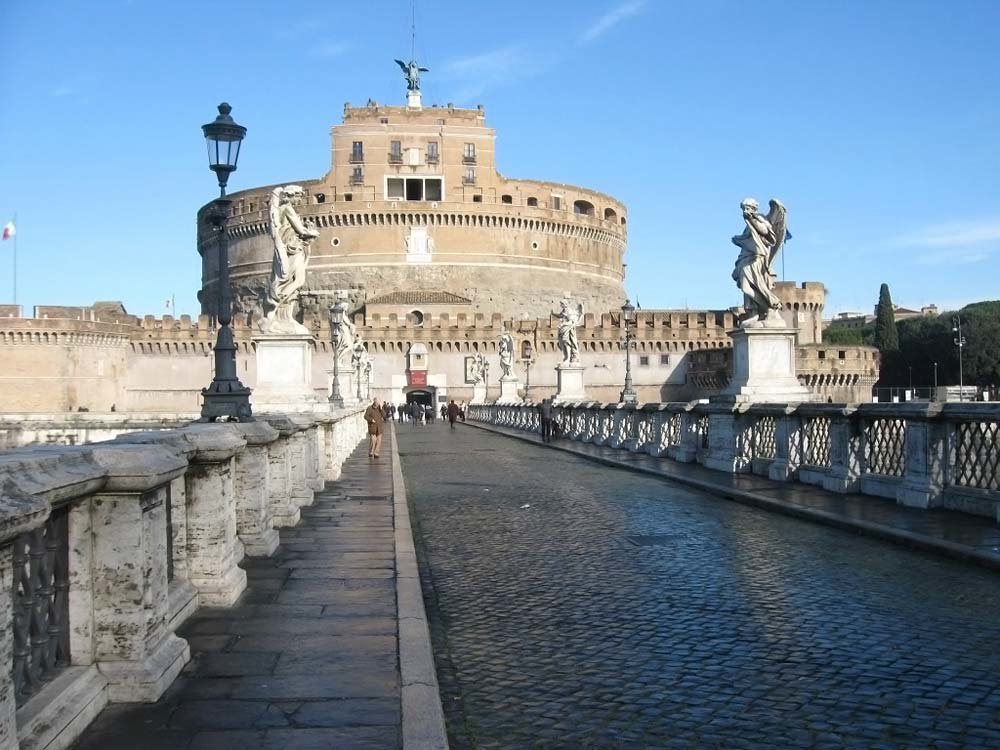 ponte sant angelo рим фото