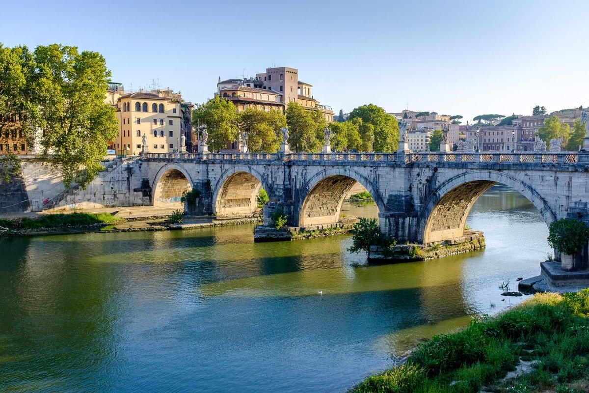 ponte sant angelo рим фото