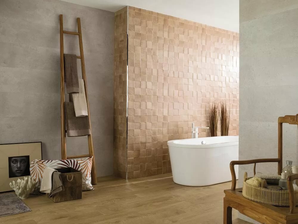 porcelanosa taco oxford cognac в интерьере фото