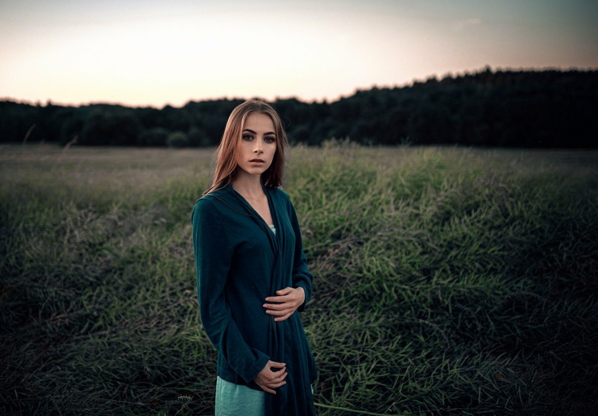 портретная фотосессия девушек на природе фото