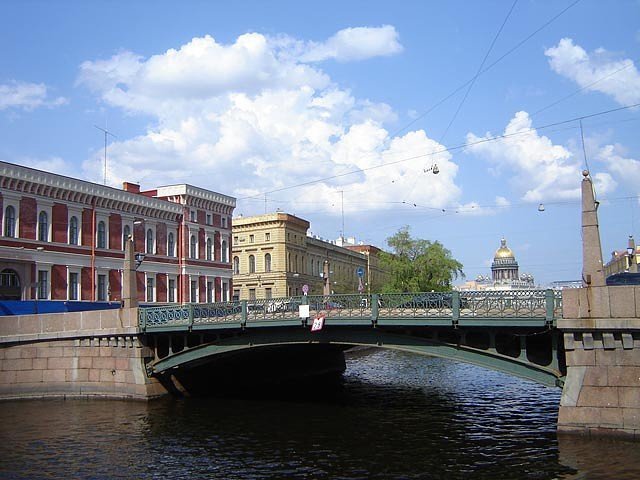 поцелуев мост в санкт петербурге фото
