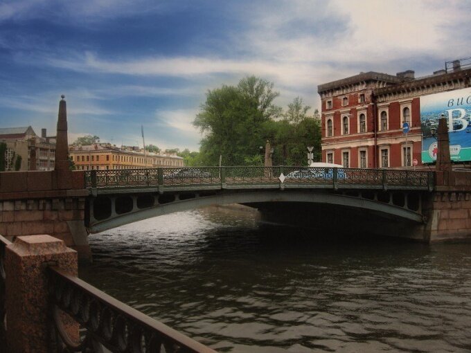 поцелуев мост в санкт петербурге фото