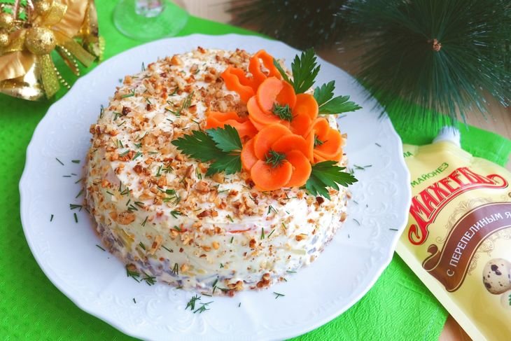 праздничные салаты фото