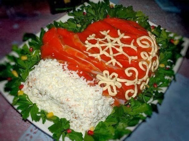 праздничные салаты фото