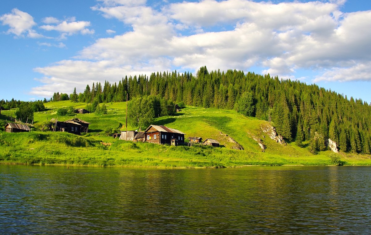 природа деревни россии фото