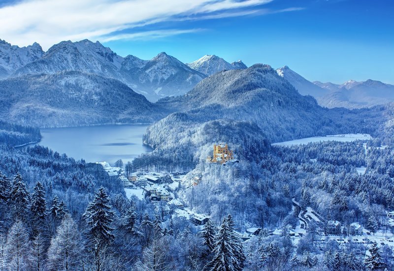 природа зима горы германия картинки фото