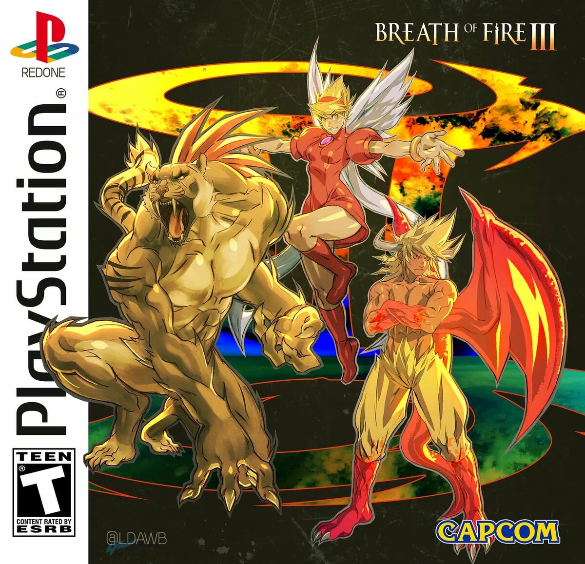 ps1 cover breath of fire 3 фото