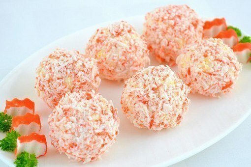рафаэлки с крабовыми палочками фото