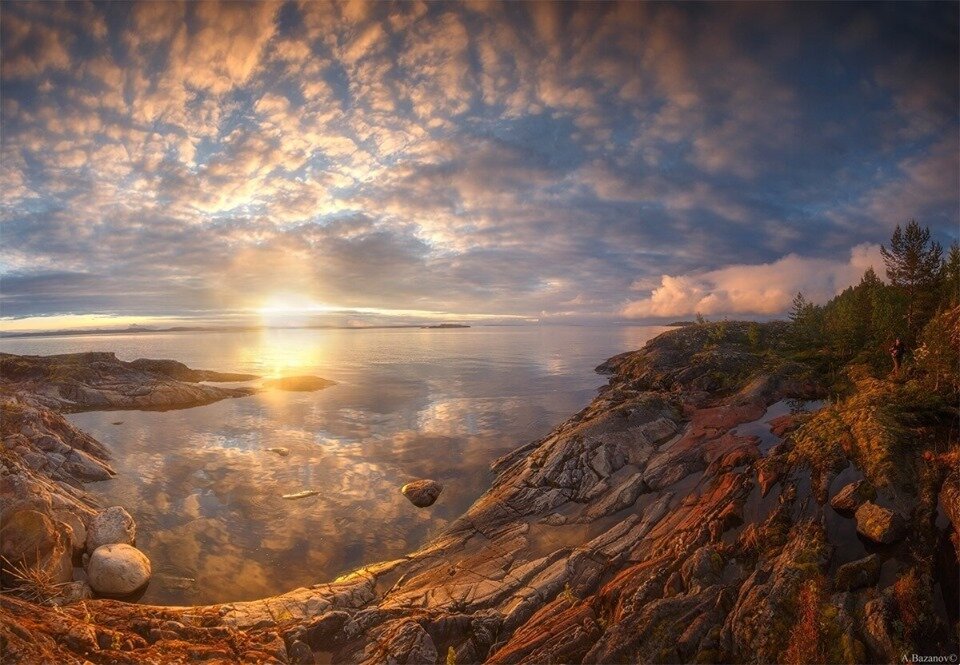 рассвет на ладоге фото