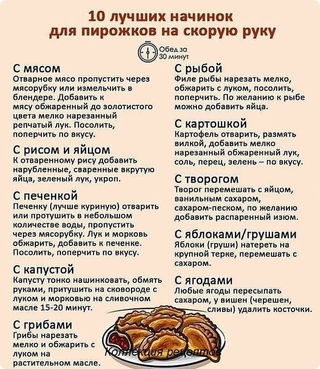 рецепты фото