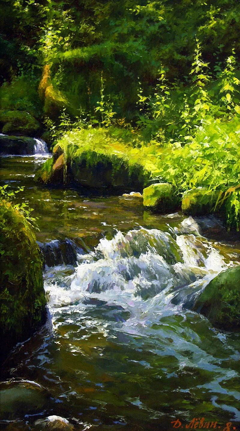 родник картина фото