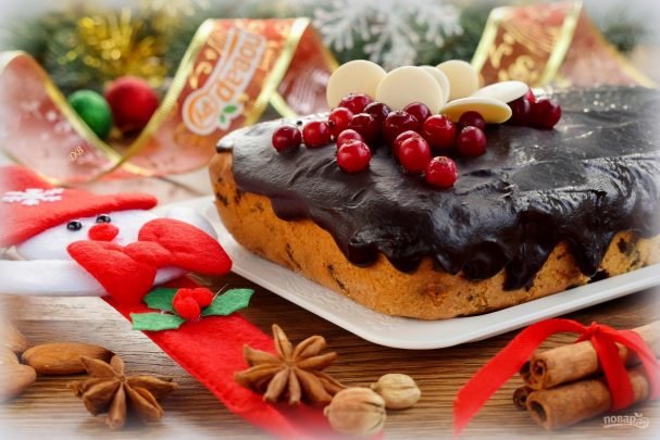 рождественский кекс фото