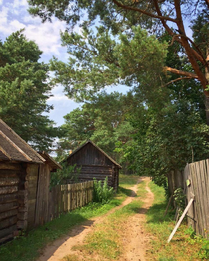 русская деревня фото