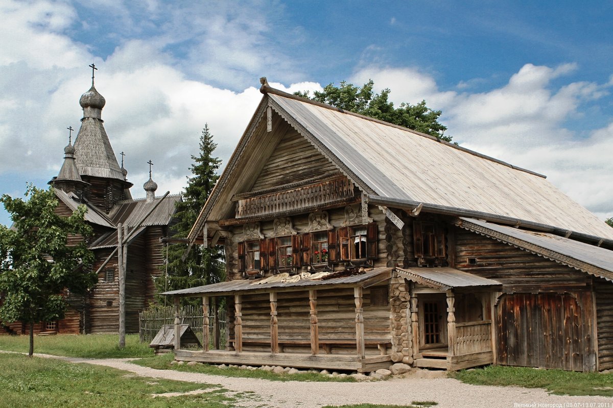 русская деревянная изба фото