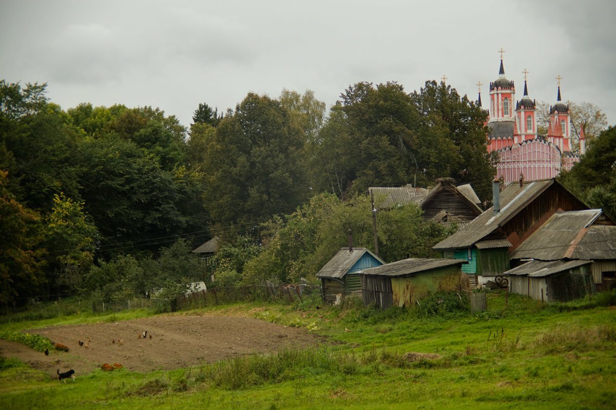 русская провинция глубинка деревня церковь фото