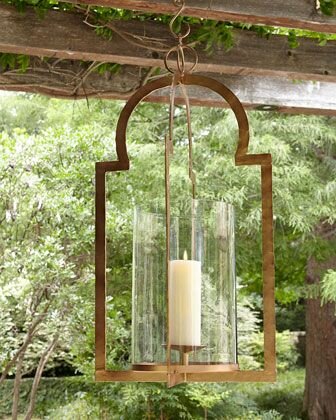 rustic wood lantern фото