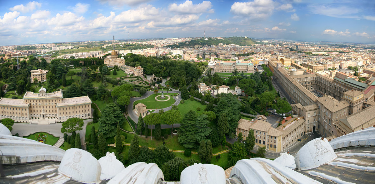 сады ватикана сверху фото