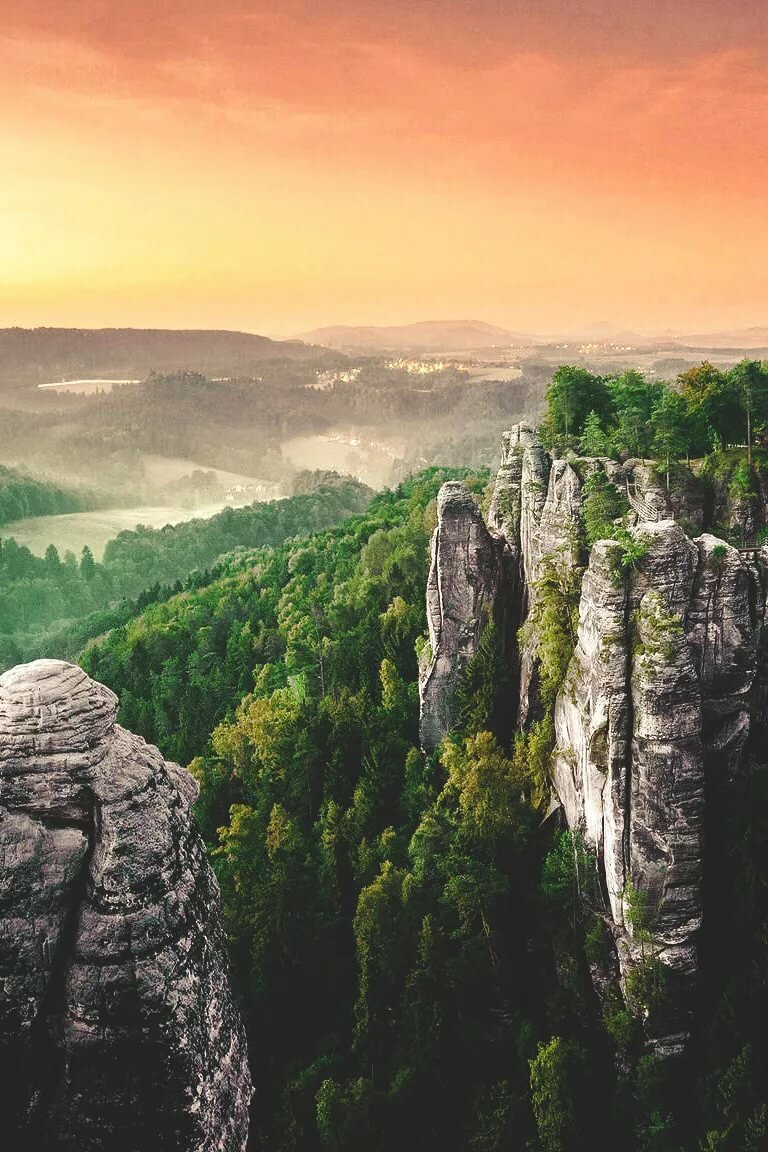 саксонская швейцария национальный парк фото