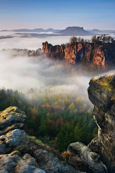 саксонская швейцария национальный парк фото