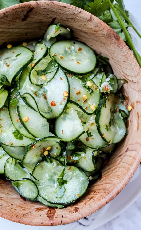 salad recipes cucumber cilantro фото