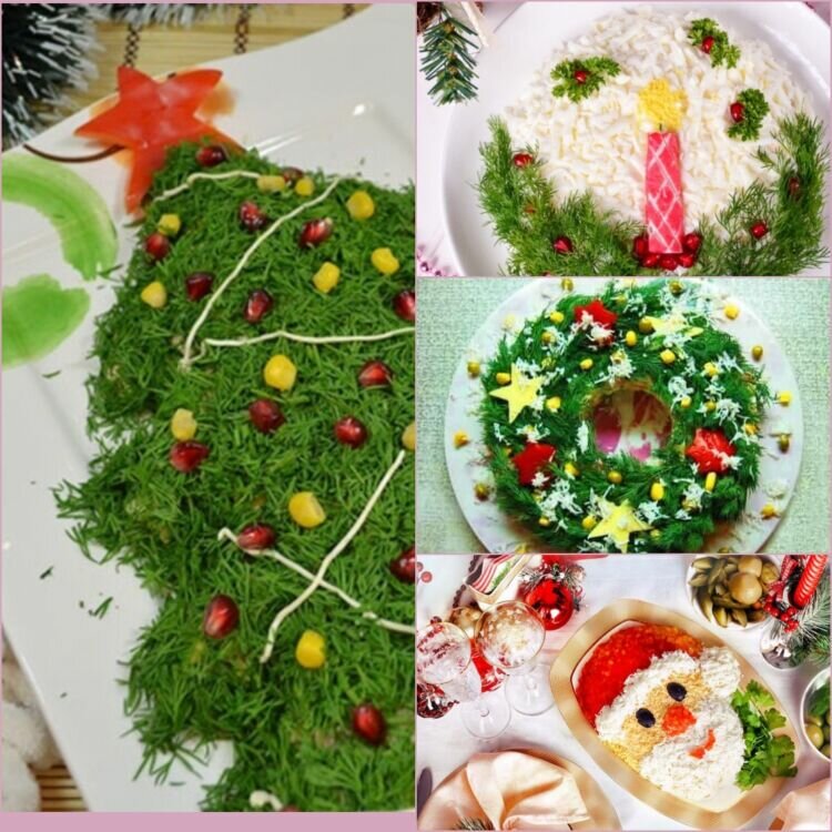салат елочка на новый год фото