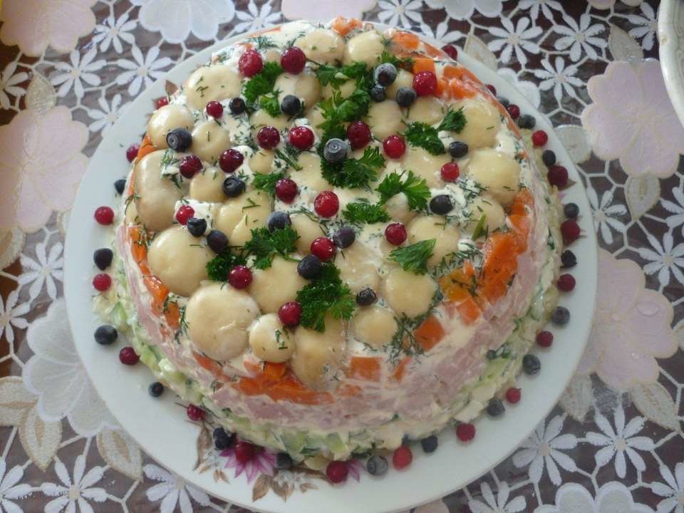 салат грибная поляна фото