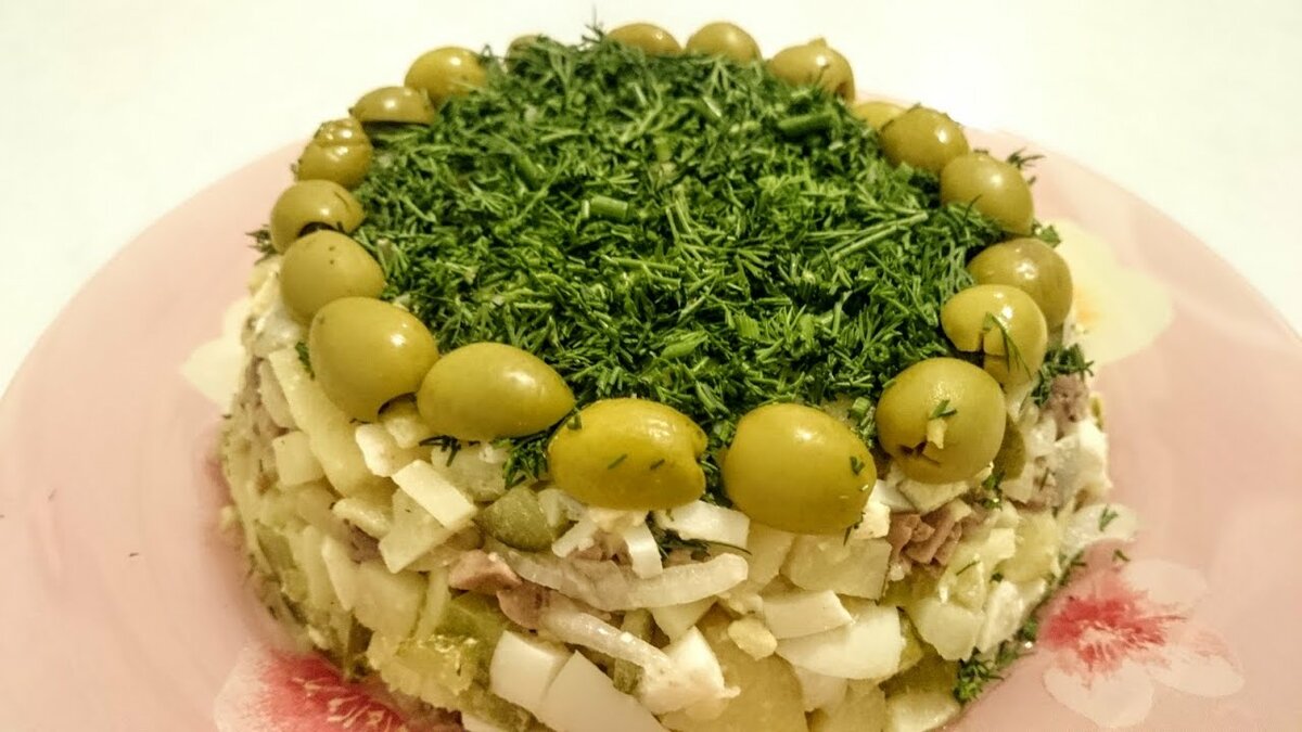 салат грибная поляна фото