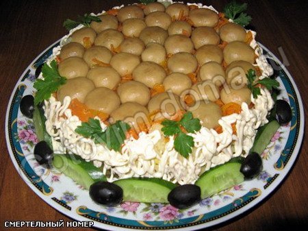 салат грибная поляна фото