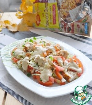 салат из курицы фото