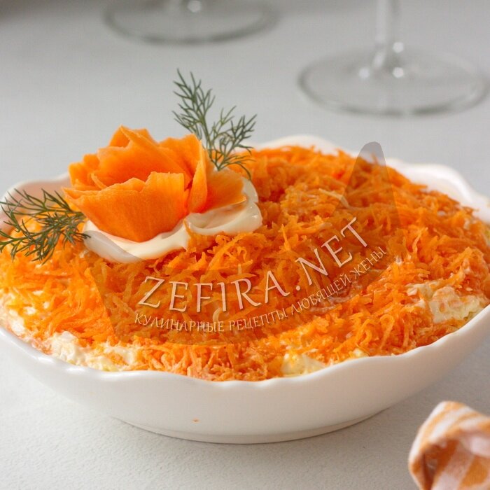салат из моркови фото