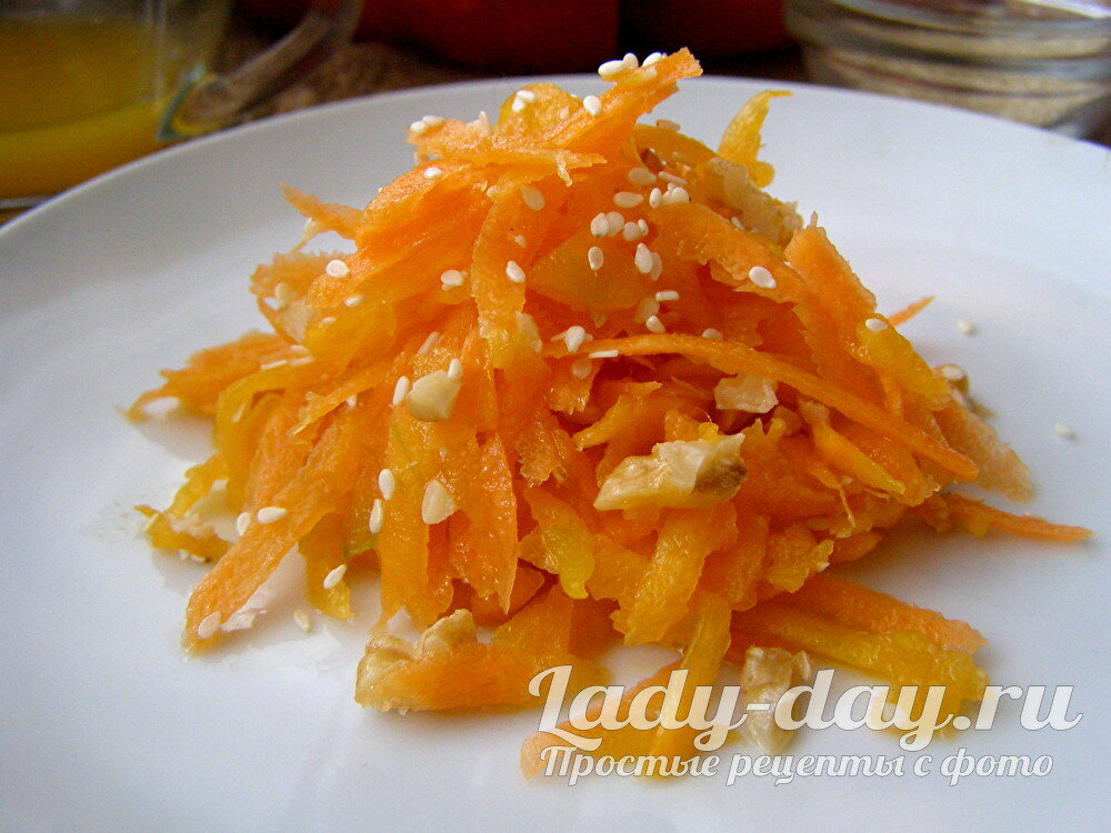 салат из моркови фото