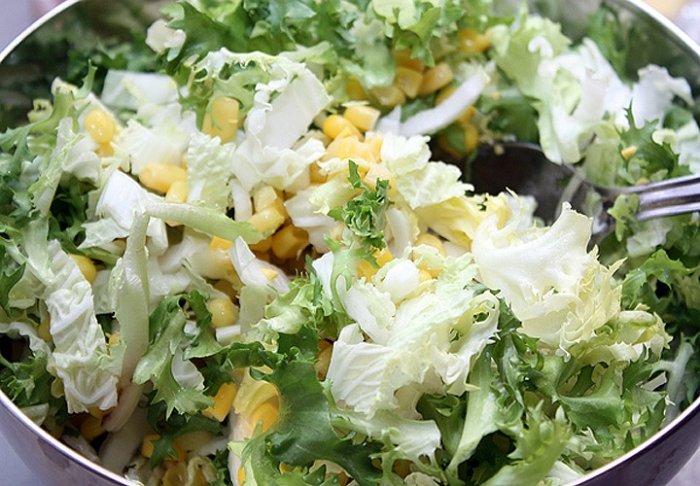 салат из пекинской капусты фото