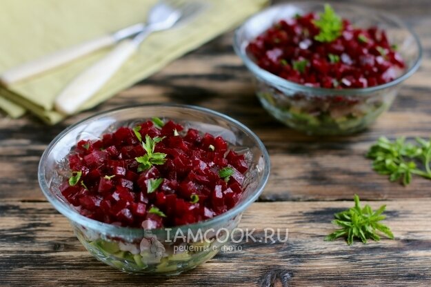 салат из свеклы фото