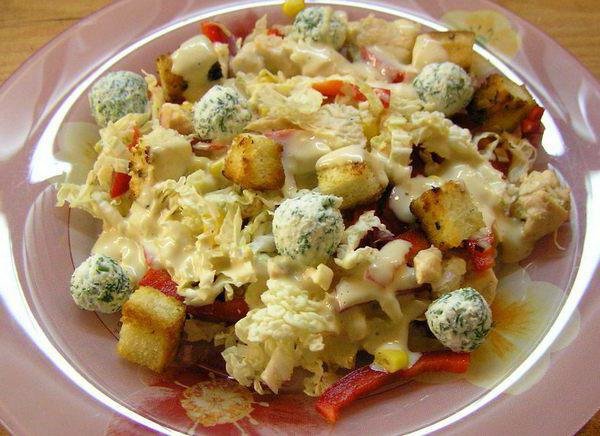 салат из цветной капусты фото